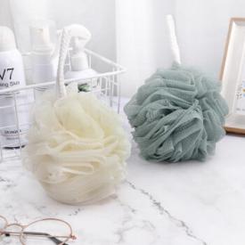  贝瑟斯 浴室用品浴花加大沐浴球洗澡球 2个装 洗澡沐浴球搓澡搓背起泡洗浴用品沐浴花泡澡球洗澡用具