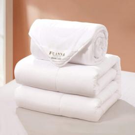 富安娜家纺 被子冬天二合一被芯太空被单人双人春秋被褥 七孔抗菌二合一被【白色】 ...