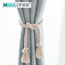 【窗帘+窗帘杆】梦黛俪免打孔窗帘成品全遮光卧室窗帘布带伸缩杆免安装隔断帘门帘简易...